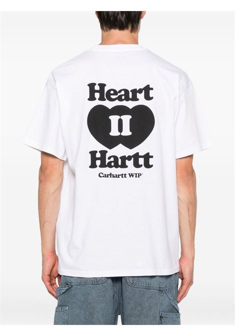t-shirt heart II hartt uomo bianca CARHARTT WIP | I03520302.XX